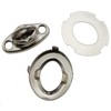 Caishun Set of 10 Turn Button Fasteners 30mm Stainless Steel