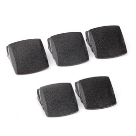 JASGOOD Plastic Buckle Nylon Canvas Web Belt Plastic Buckle for 1.5inch Wide Belt(set of 5,Black)