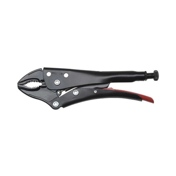Locking Pliers, Curved Jaw, 7-15/32 In. L