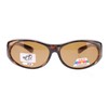 Polarized Fit Over Sunglasses 2866, Size Small, Tortoise
