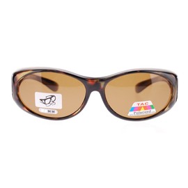 Polarized Fit Over Sunglasses 2866, Size Small, Tortoise