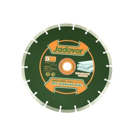 Jadever 9-Inch Diamond Saw Blade, Segmented Rim Diamond Disc, 7/8 Inch Arbor, Wet or Dry Cutting of Concrete/Masonry/Block/Paver/Brick