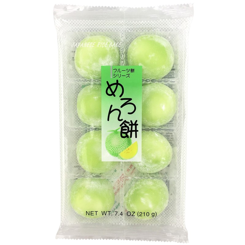 Fruits Mochi Daifuku Melon 7.4oz/210g (6pack)