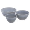 Mosser Glass Vintage Mixing Bowl Set Grey Marble