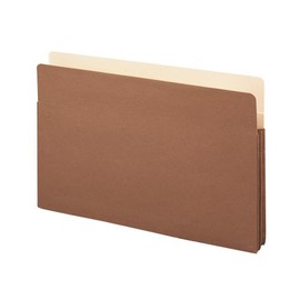 Smead Tuff Pocket File Pockets, Straight Cut, 1-3/4 Inch Expansion, Legal Size, Redrope, 25 per Box (74370)