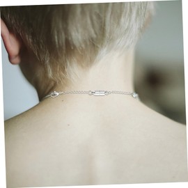 VILLFUL Necklace Extender Pcs Stainless Steel Chain Extenders Lobster Clasp for DIY Jewelry