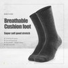 SOX TOWN Unisex Cushion Crew Training Athletic Socks Men &