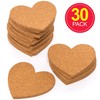 Baker Ross AW103 Heart Cork Coasters Class pack (Pack of