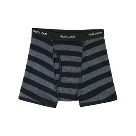 Fruit of the Loom boys (Assorted Colors) Boxer Briefs, Traditional Fly - 7 Pack Stripes, Medium US