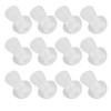 30pcs Hearing Amplifiers Eartips Soft Silicone White Accessories Replacement Earbud