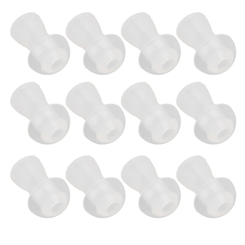 30pcs Hearing Amplifiers Eartips Soft Silicone White Accessories Replacement Earbud