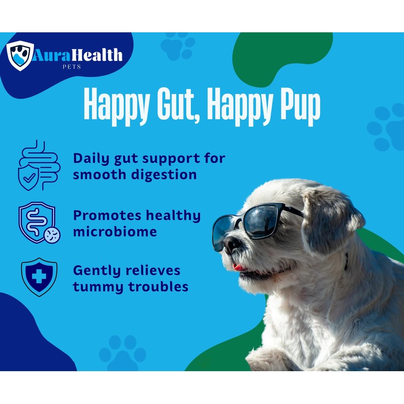 AuraHealth Probiotic 200 Chews for Small to Madium Dogs: 16-in-1
