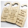 Please Do Not Disturb Hanging Door Knob Sign 3MM Plywood