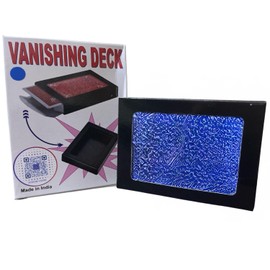 MilesMagic Magician's Vanishing Deck Disappearing Appearing Gimmick Cards Case Easy to Learn Mentalism and Baffling Illusion Close Up Magic Trick, Blue Back