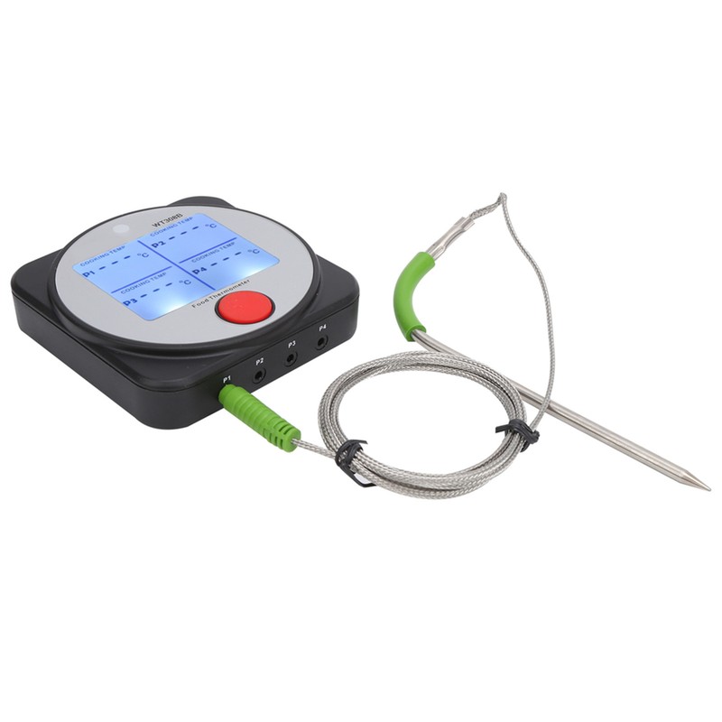 WT308B ‑40~300℃ Digital Food Thermometer Wireless Stainless Steel Dual Probe