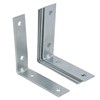 63.5mm (2.5in) Corner Brace Bracket Set L Shaped Mending Reinforcing
