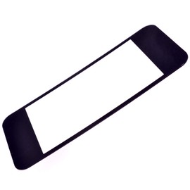 Deal4GO Upper Top Screen Lens Replacement Plastic Cover with Adhesive for Nintendo NEW 2DS XL/New 2DS LL Console Black