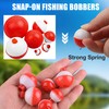 SILANON Fishing Bobbers Set Hard ABS Fishing Floats Bulk Snap