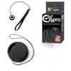 Ex-Pro 55mm Snap-on/Clip on Pinch Lens Cap with Keeper Holder