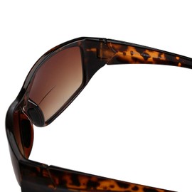 Mass Vision The Driver 2 Pair of Bifocal Sunglasses Featuring High Definition Amber Lenses (Tortoise, 2.0)