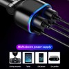 Car Charger Cigarette Lighter Splitter Adapter,120W QC3.0 Dual USB Car