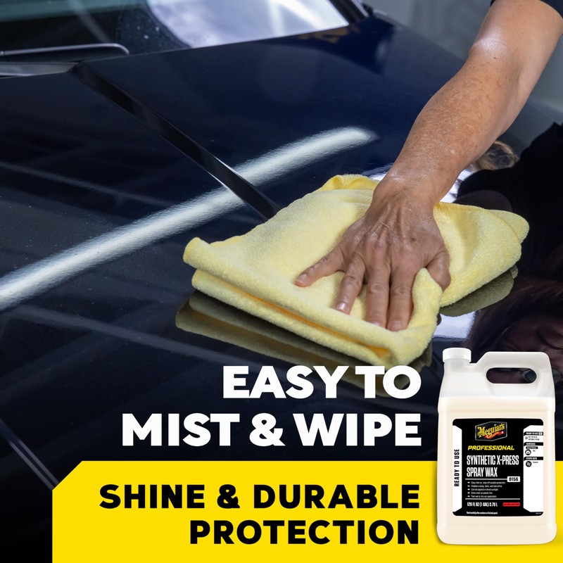 Meguiar's D15601 Synthetic X-Press Spray Wax for Car Detailing, Creates