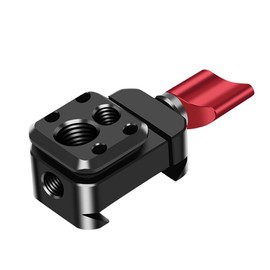 CS PRIORITY 2pcs Quick Release NATO Rail Clamp 1/4" Mounting Holes for Monitor Magic Arm Gimbal Stabilizer Extension (20mm Clamp)