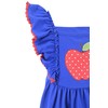 Girls Flutter Sleeve Back to School Dress for Kids First