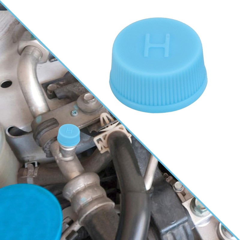 2pcs Replacement Valve Cap for Car Air Conditioning, Leakproof R134a
