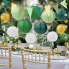 TEUYOE Wedding Party Decorations, Pack of 12 Paper Lanterns, Green