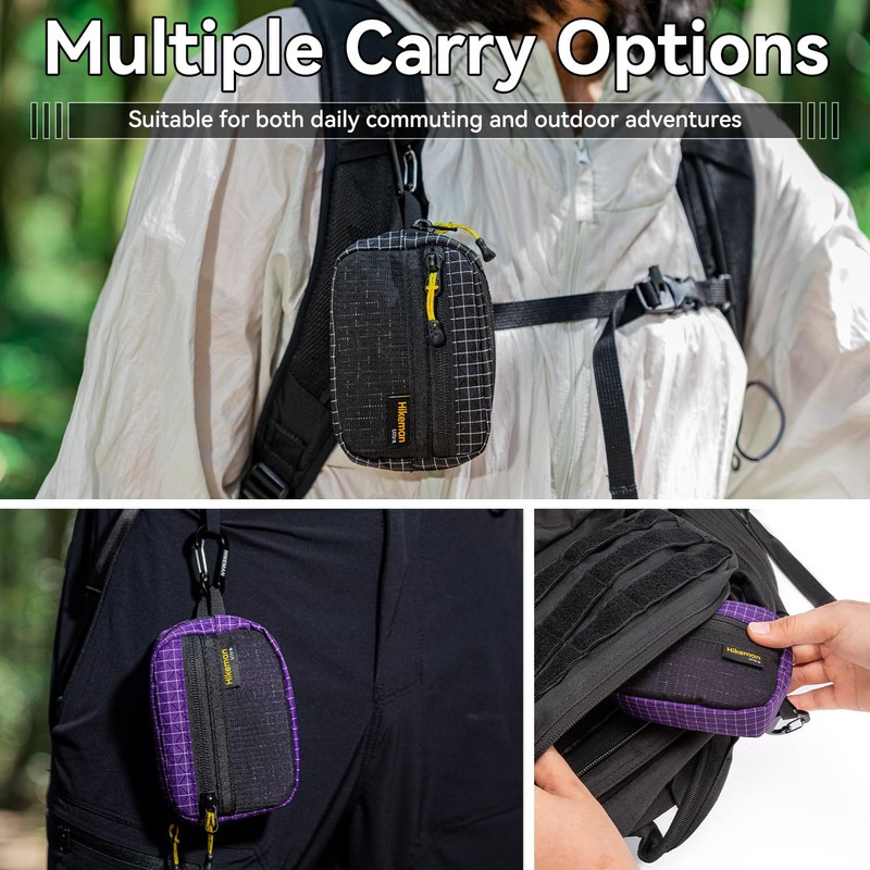 EDC Multi-Purpose Pouch, Utility Tool Bag for Men, Lightweight Small