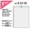Collectable Binder Pocket Leaf Collection Pocket B5-L 26 Hole 1
