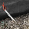 Lixada 6/8/12 Pack 6.5 Inch Ultralight V-Shaped Titanium Alloy Tent