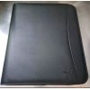 Wundermax Black Vegan Leather Portfolio With Tablet Pocket Zipper NIB