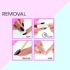 Elegant Touch Jackie Oval Shape False Nails With Glue, Pack