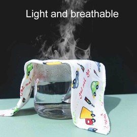 4pcs Baby Bib Set 100% Cotton Kid Boy Girl Triangle Bandana Gift Adjustable (Girl)