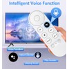 New Voice Remote Control for Google Chromecast 4K Snow HDTV,