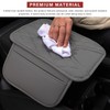 Car Center Console Cover, Leather Auto Armrest Cushion Pad with