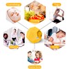 Yellow Pomodoro Timer - 11 Preset Productivity Cube, Ring/Vibrate Mode,