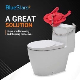 BlueStars Ultra Durable 3" Toto Toilet Flapper Replacement part- Exact Fit For G-Max, THU499S, THU331S, THU175S & 2021BP Toto Toilet Models - PACK OF 2