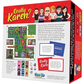 Really Karen? Board Game - Become a Karen as You Argue Your Way Around Town in This Hilarious Party Game. Ages 14 and up.