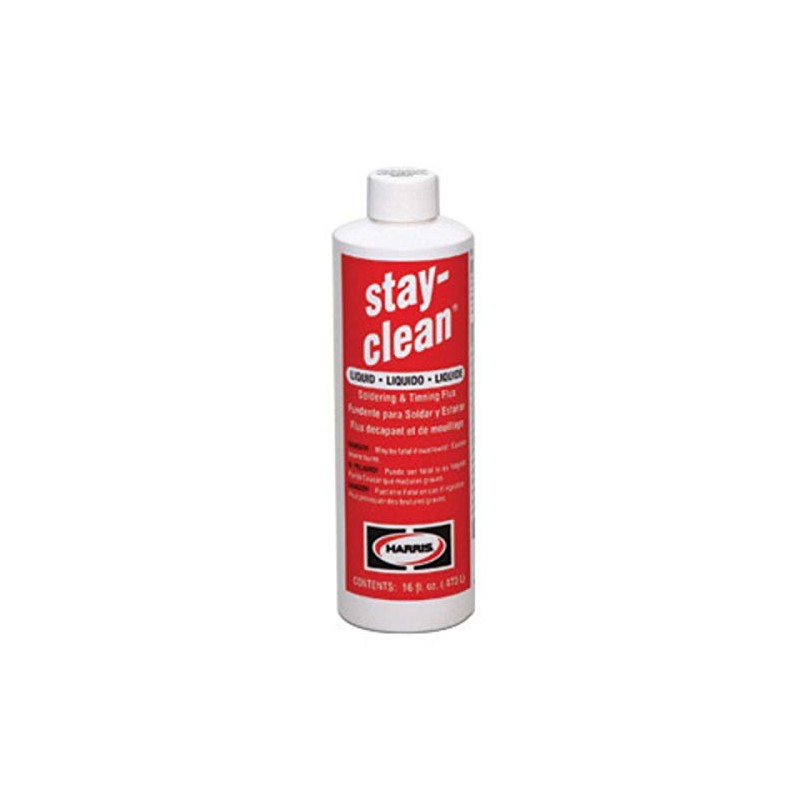 Clean Liquid Soldering Flux 16 Ounce Bottle L8