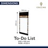 Collins Debden Flourish To Do List Notepad with Slim Magnetic
