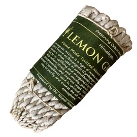 Handcrafted Nepali Lemongrass Rope Incense - High Himalayan Herbs, Aromatic Ambience for Temples, Stupas & Homes, Eco-Friendly Packaging