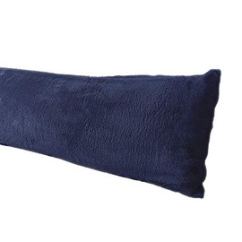 AUCOCU Extra Soft Body Pillow Cover, Sherpa/Microplush Material, 20x54 Inches, Zipper Closure (Coffee)