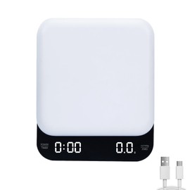 kaffeewaage mit timer,coffee scale,barista waage,0.1g/3kg,utomatischen und dem manuellen Zeitmessungsmodus,wiederaufladbar,Auto off für barista