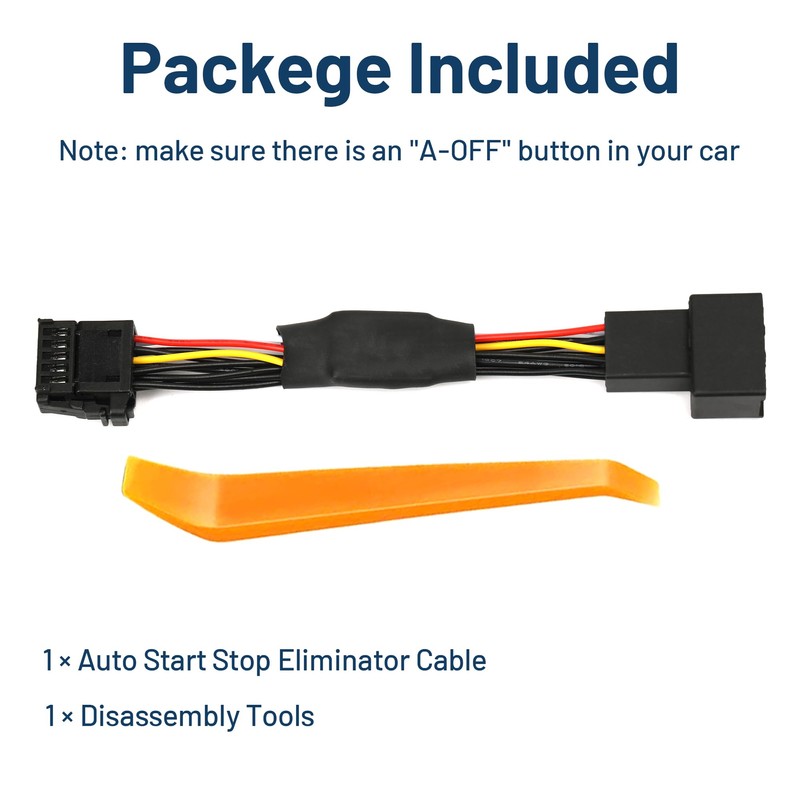 LIAMORFE Car Stop Start Cable Engine Eliminator Canceller for VW