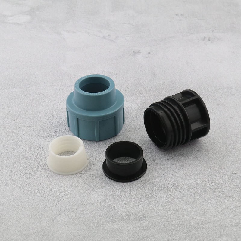 PE Water Pipe Plug End Compression Fitting PE Pipe Compression
