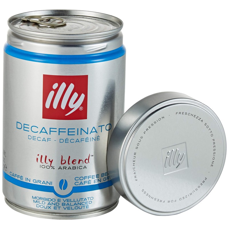Illy Espresso 12 x 250 g Beans Decaffeinated
