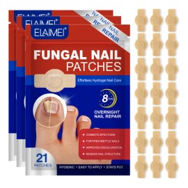 Parches Para Uñas Fúngicos 63pzs Caja De Parches Dañadas
